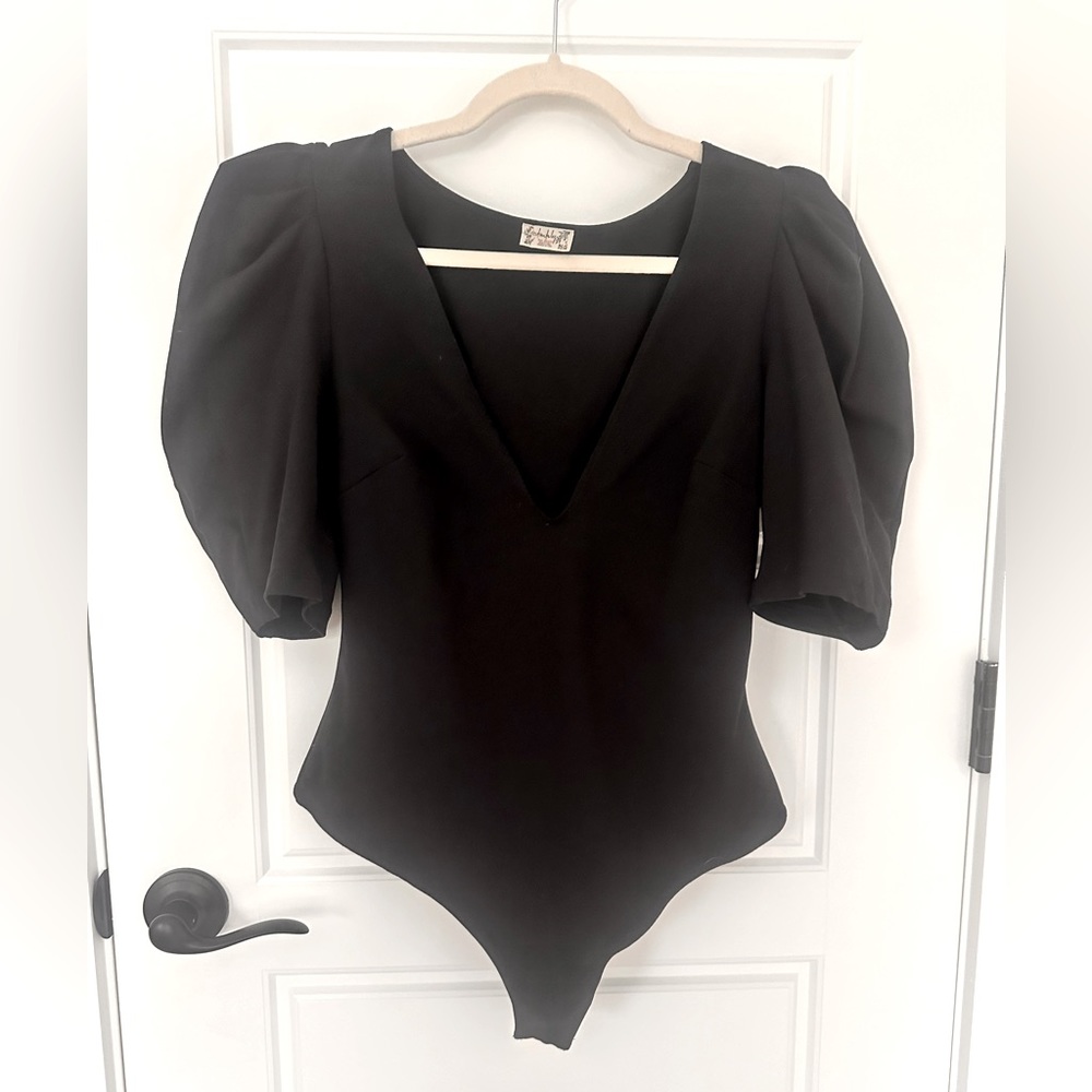 Free People Black Body Suit
